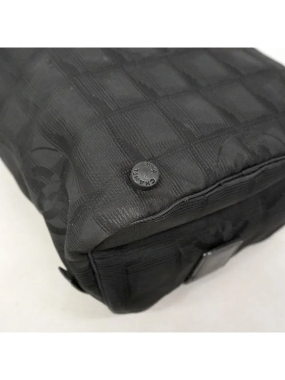 Chanel Vanity Bag New Travel Nylon Black